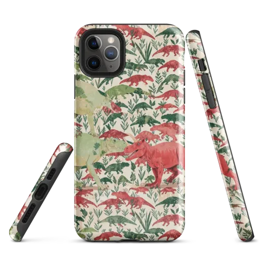 Dino Canopy on a Tough Case for iPhone®