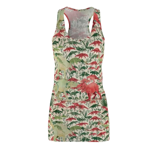 Dino Canopy on a Racerback Dress