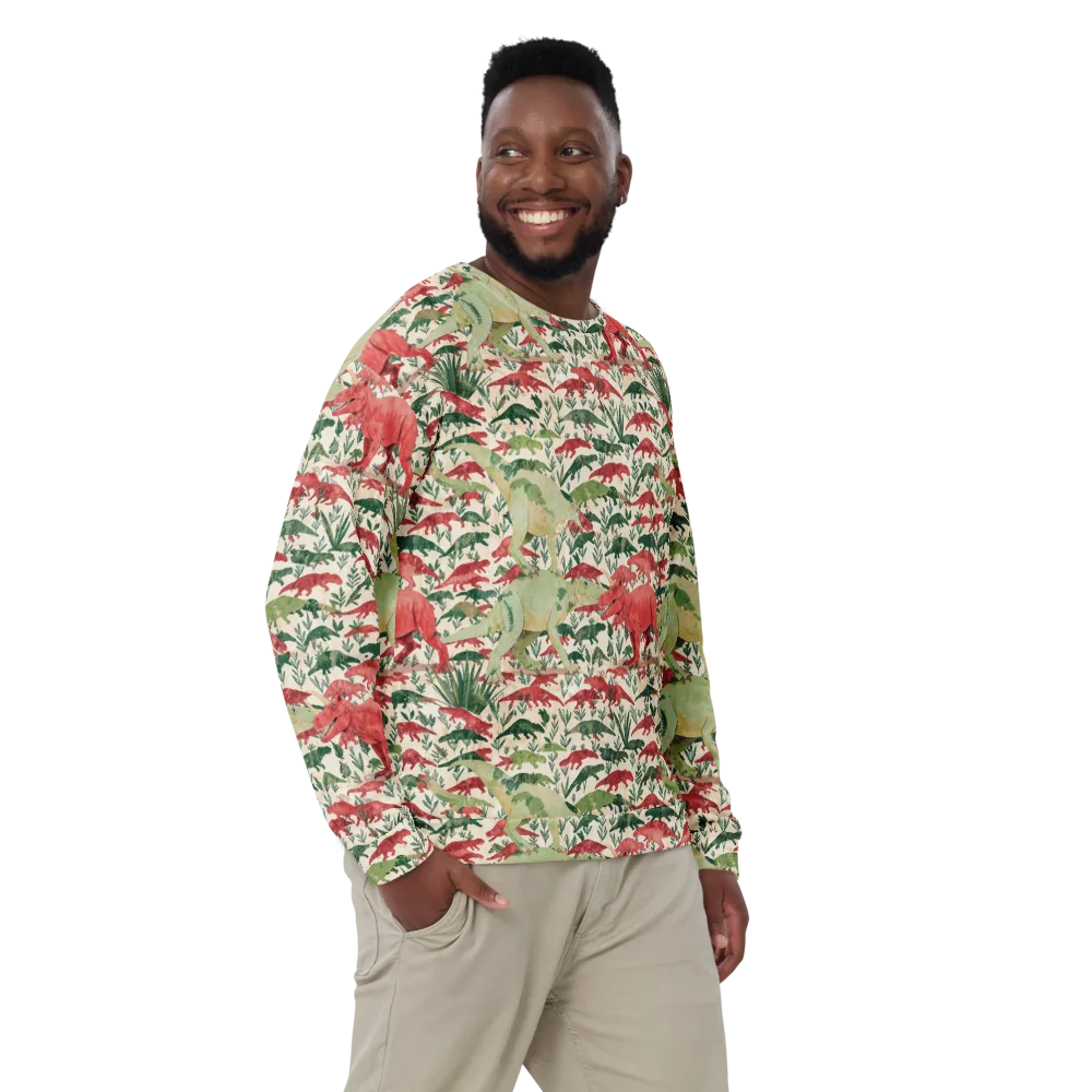 Dino Canopy on Sweatshirt — Front