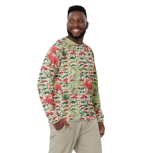Dino Canopy on a Sweatshirt