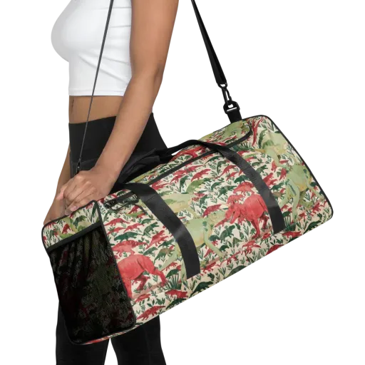 Dino Canopy on a Duffle Bag