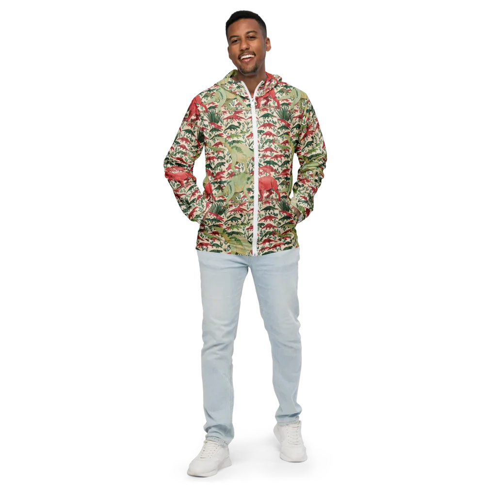 Dino Canopy on Men's Windbreaker — Front