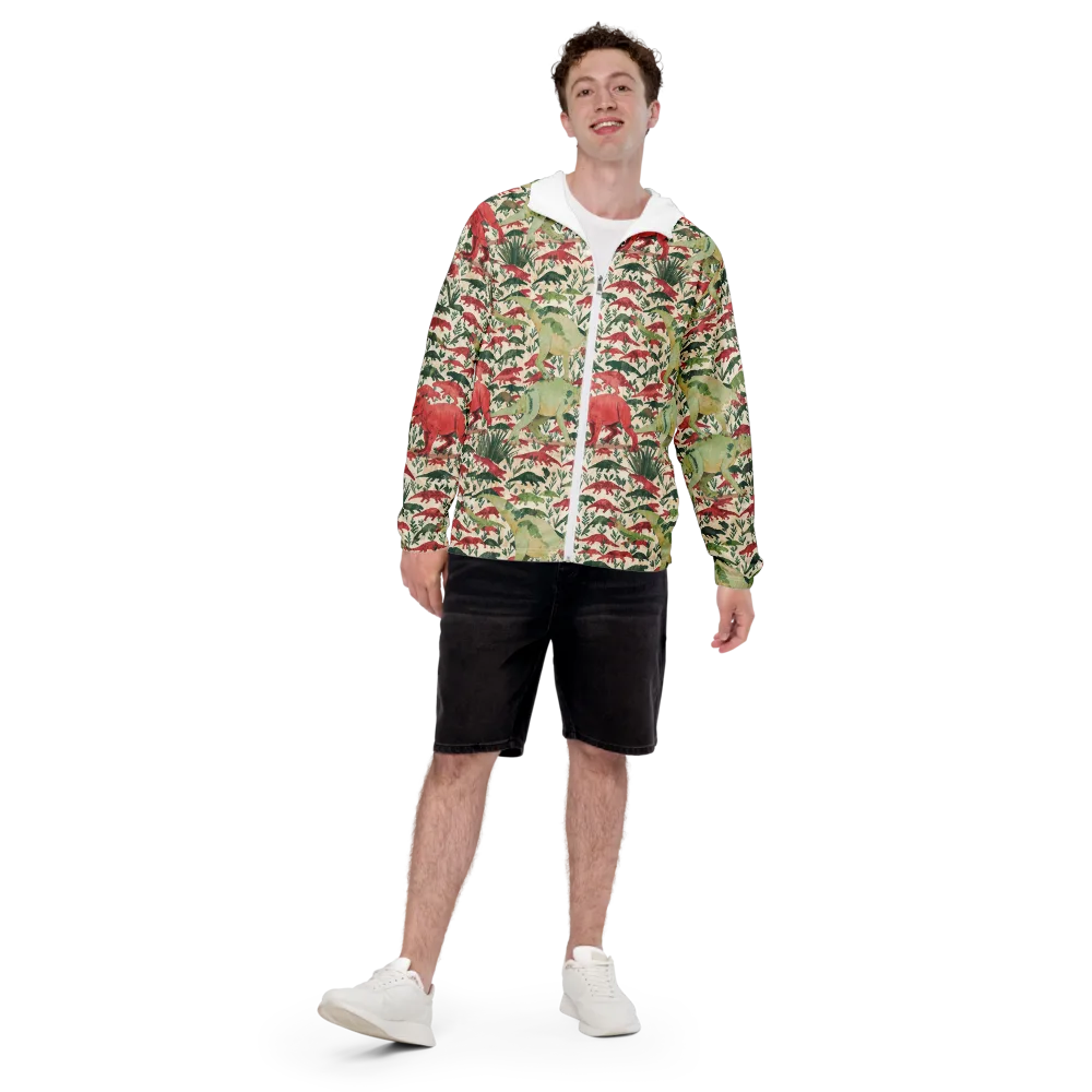 Dino Canopy on Men's Windbreaker — Front