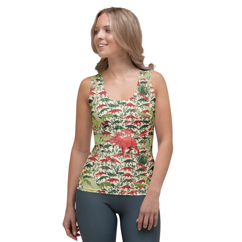 Dino Canopy on Women's Tank Top — Front