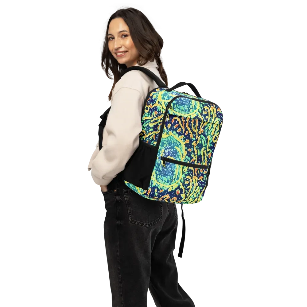 Vortex Glow on Utility Backpack — Back