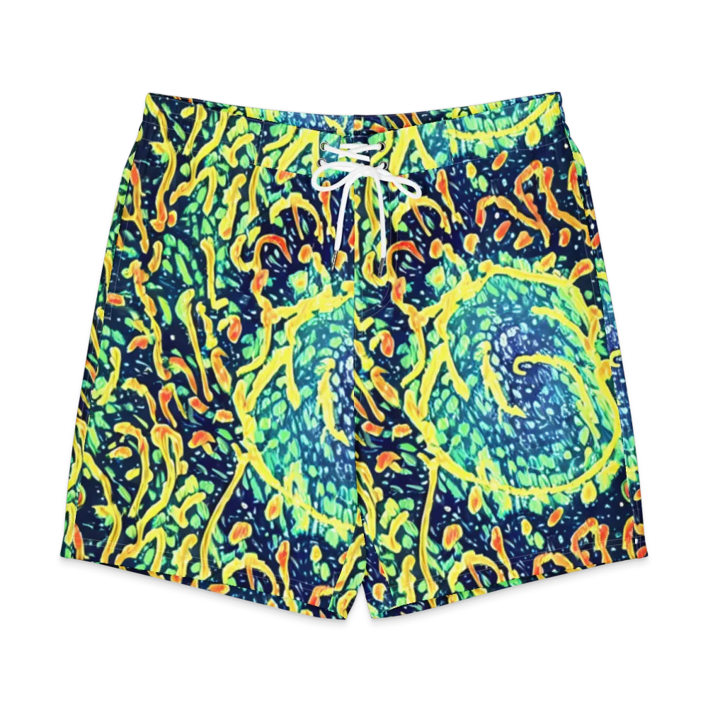 Vortex Glow on Men's Board Shorts — Front