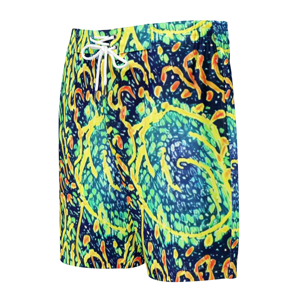 Vortex Glow on Men's Board Shorts — Front