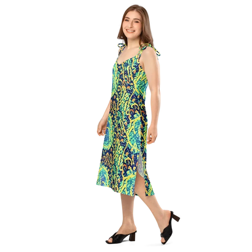 Vortex Glow on Slip Dress — Left Front