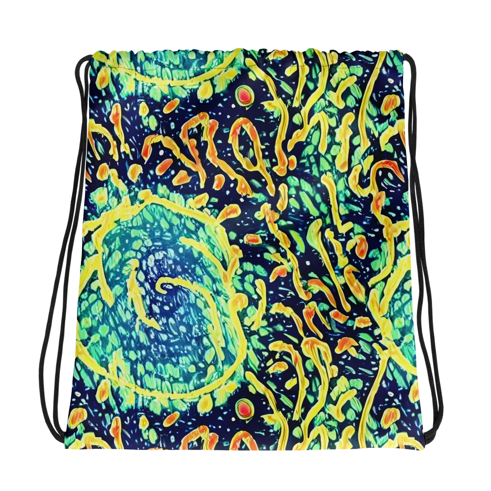 Vortex Glow on Drawstring Bag — Photo