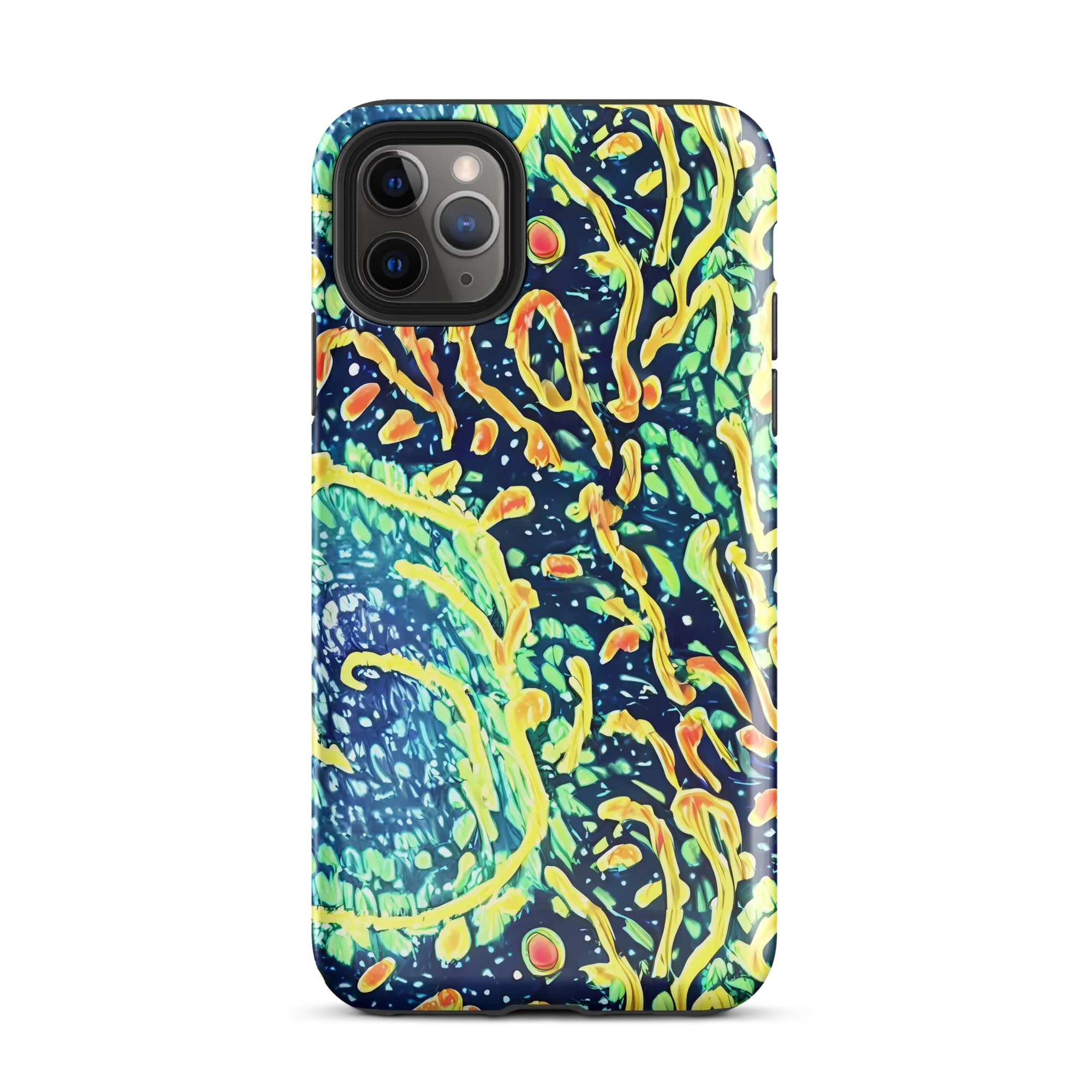 Vortex Glow on Tough Case for iPhone® — Front