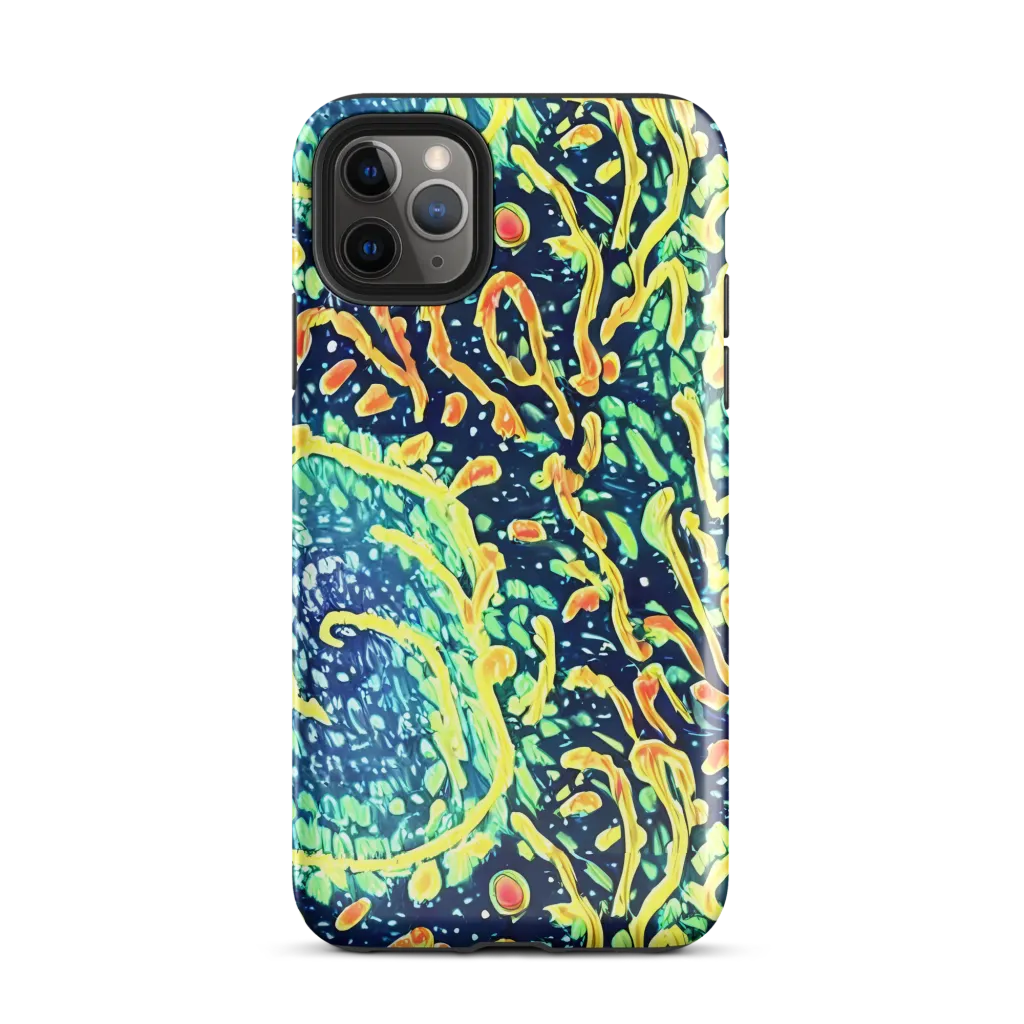Vortex Glow on Tough Case for iPhone® — Front