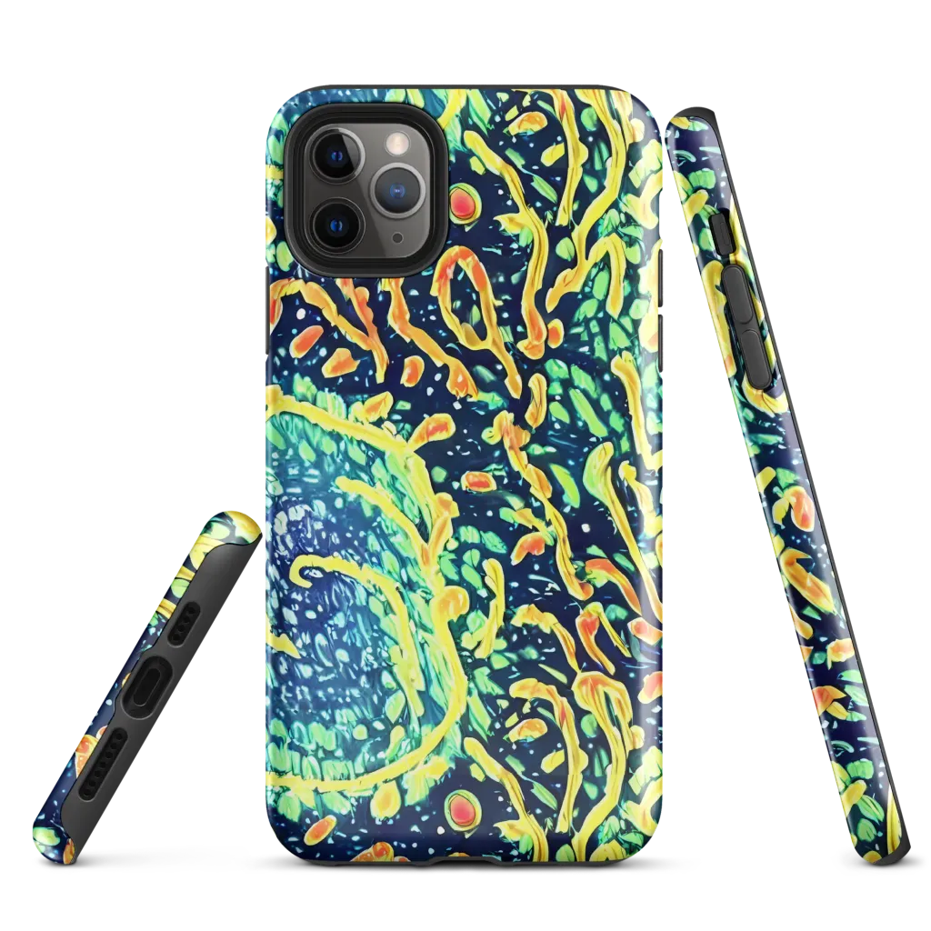 Vortex Glow on Tough Case for iPhone® — Front