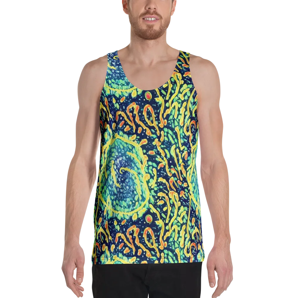 Vortex Glow on Men's Tank Top — Front