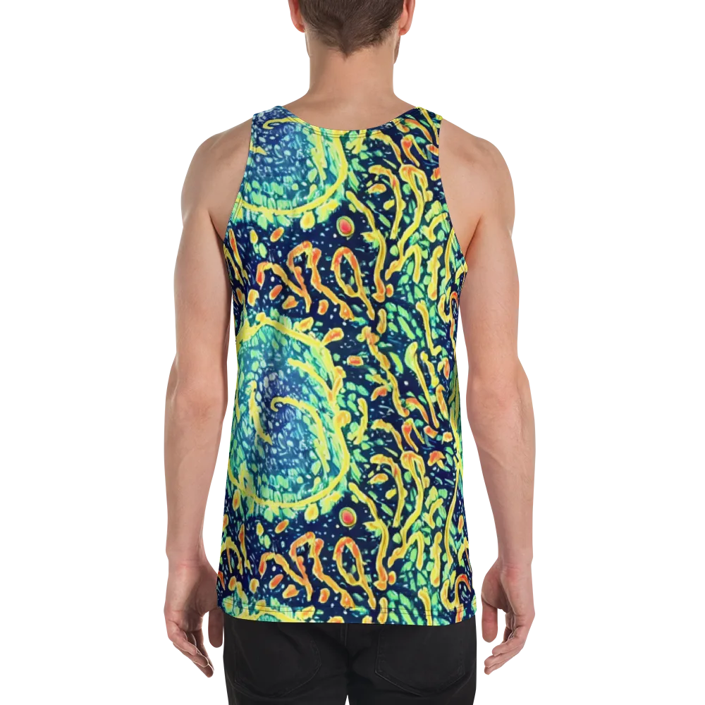 Vortex Glow on Men's Tank Top — Back