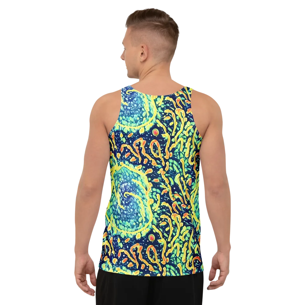 Vortex Glow on Men's Tank Top — Back