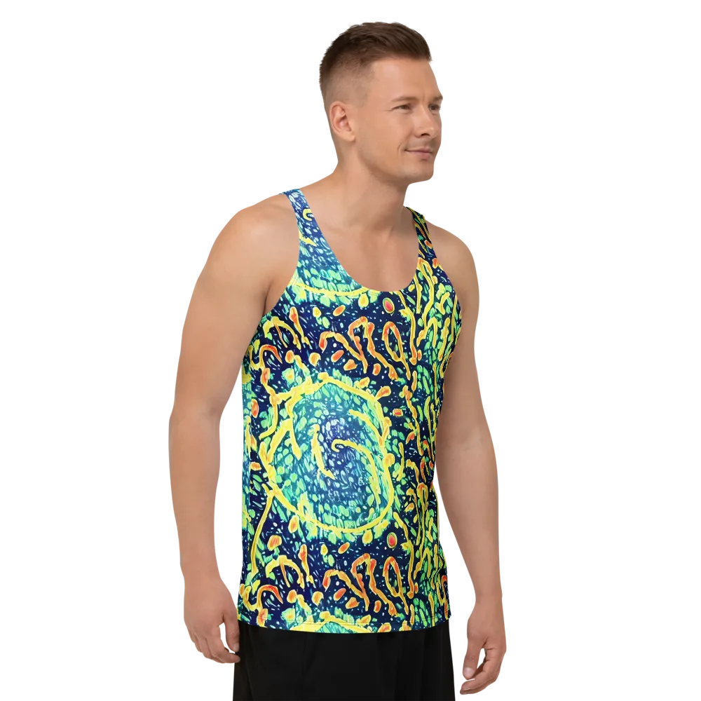 Vortex Glow on Men's Tank Top — Right Front