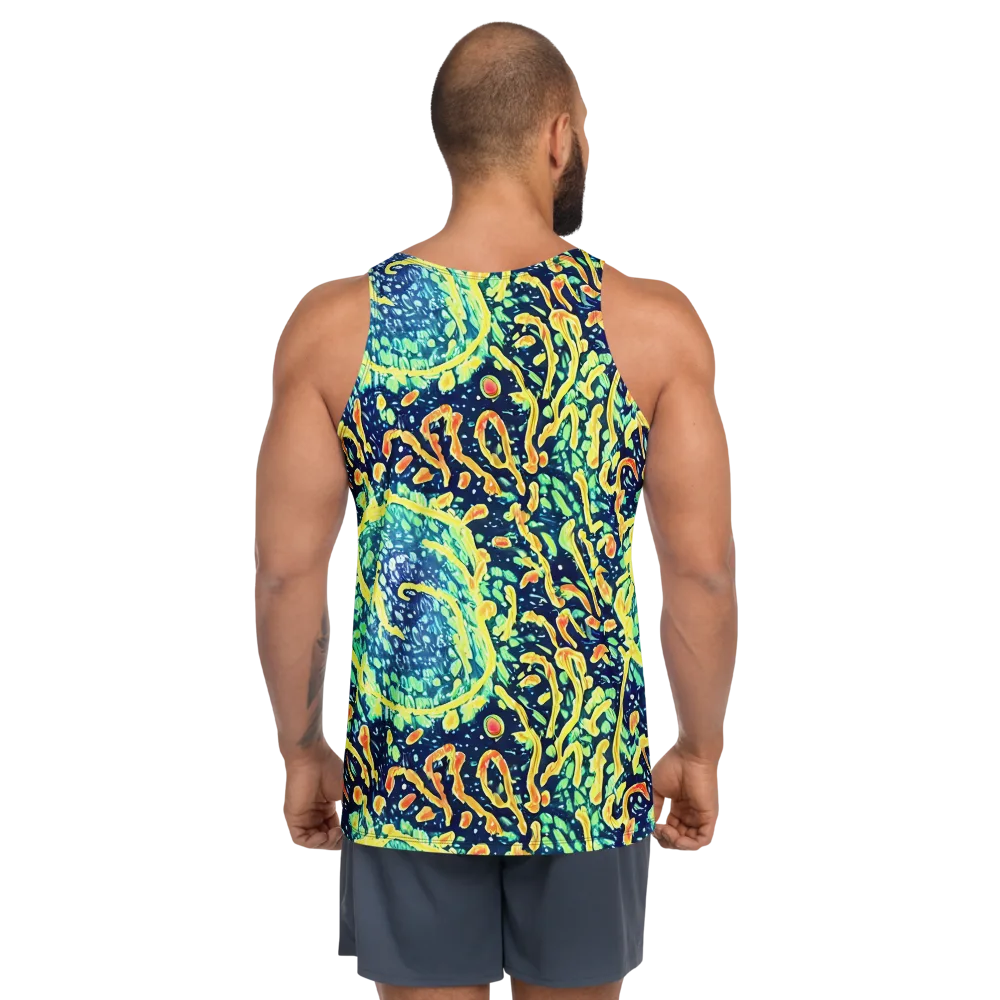 Vortex Glow on Men's Tank Top — Back