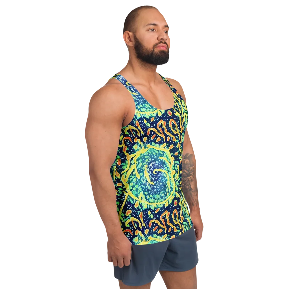 Vortex Glow on Men's Tank Top — Right Front