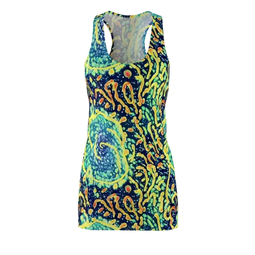 Vortex Glow on a Racerback Dress