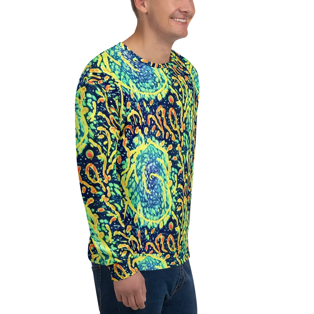 Vortex Glow on Sweatshirt — Right Front