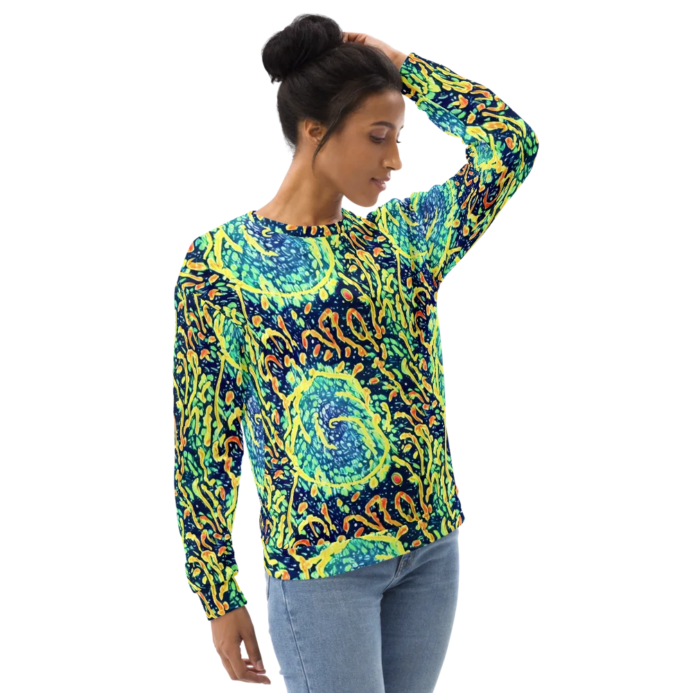 Vortex Glow on Sweatshirt — Right Front