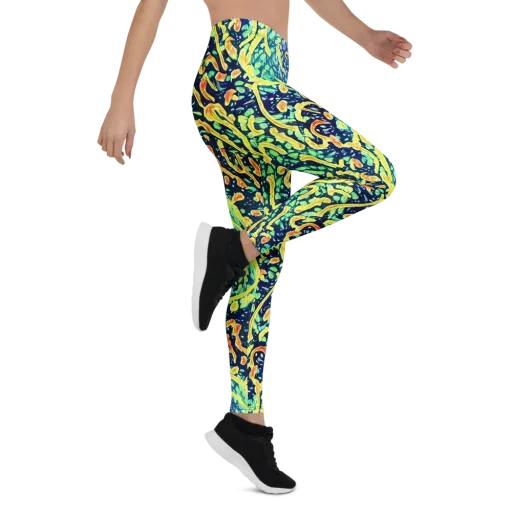 Vortex Glow on a Leggings