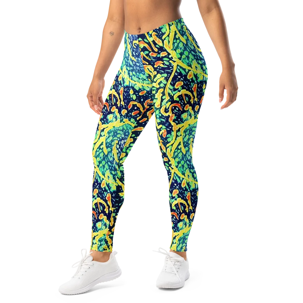 Vortex Glow on Leggings — Left Front