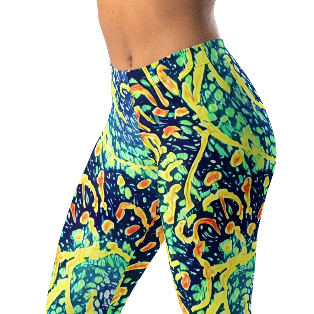 Vortex Glow on Leggings — Left Front