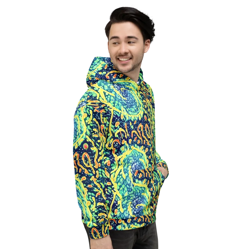 Vortex Glow on Hoodie — Right