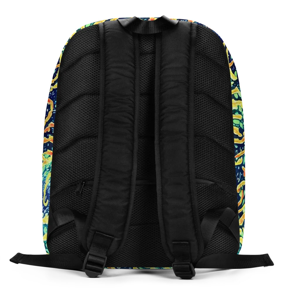 Vortex Glow on Minimalist Backpack — Back