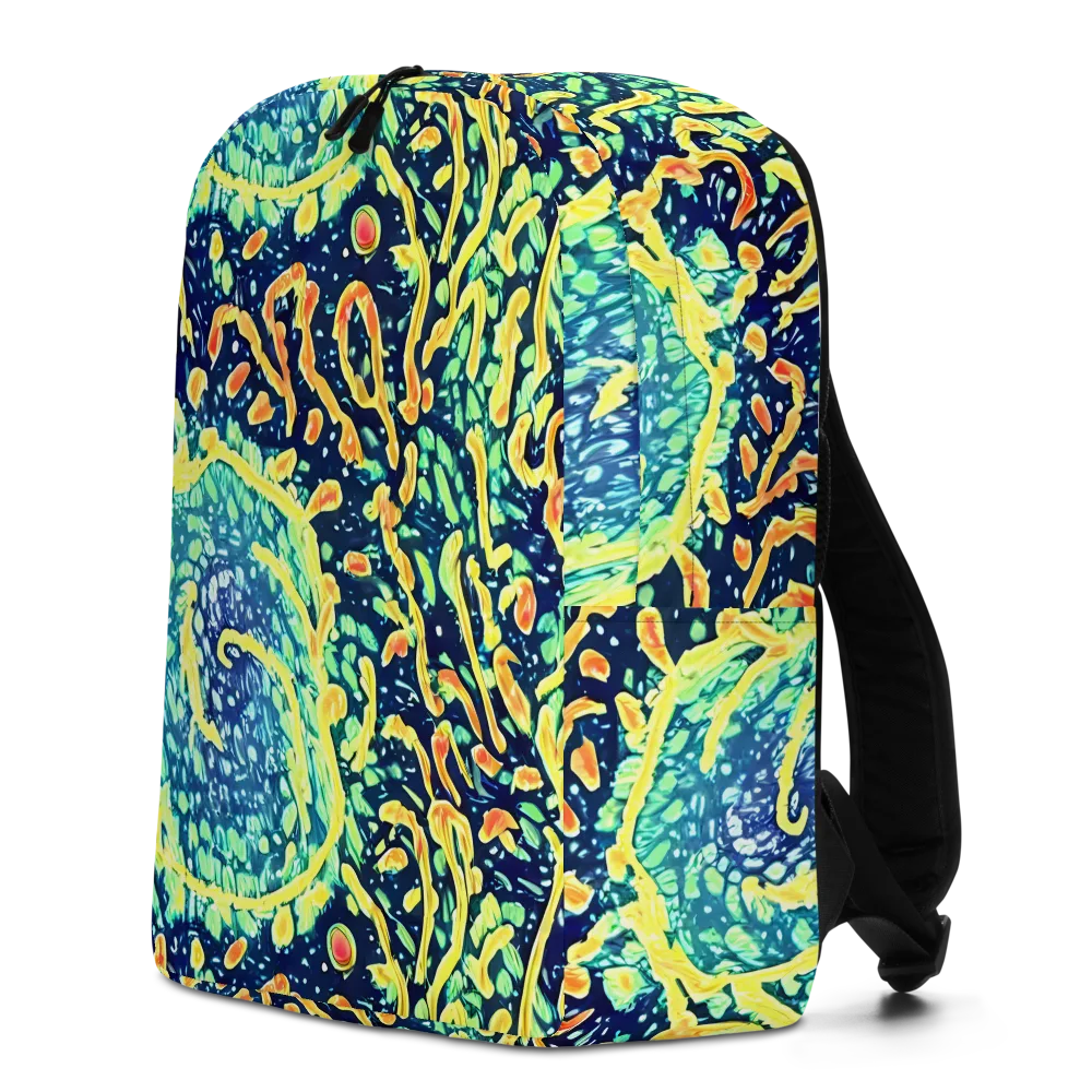 Vortex Glow on Minimalist Backpack — Left