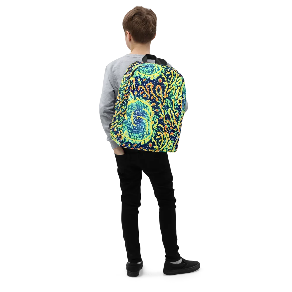 Vortex Glow on Minimalist Backpack — Right Front