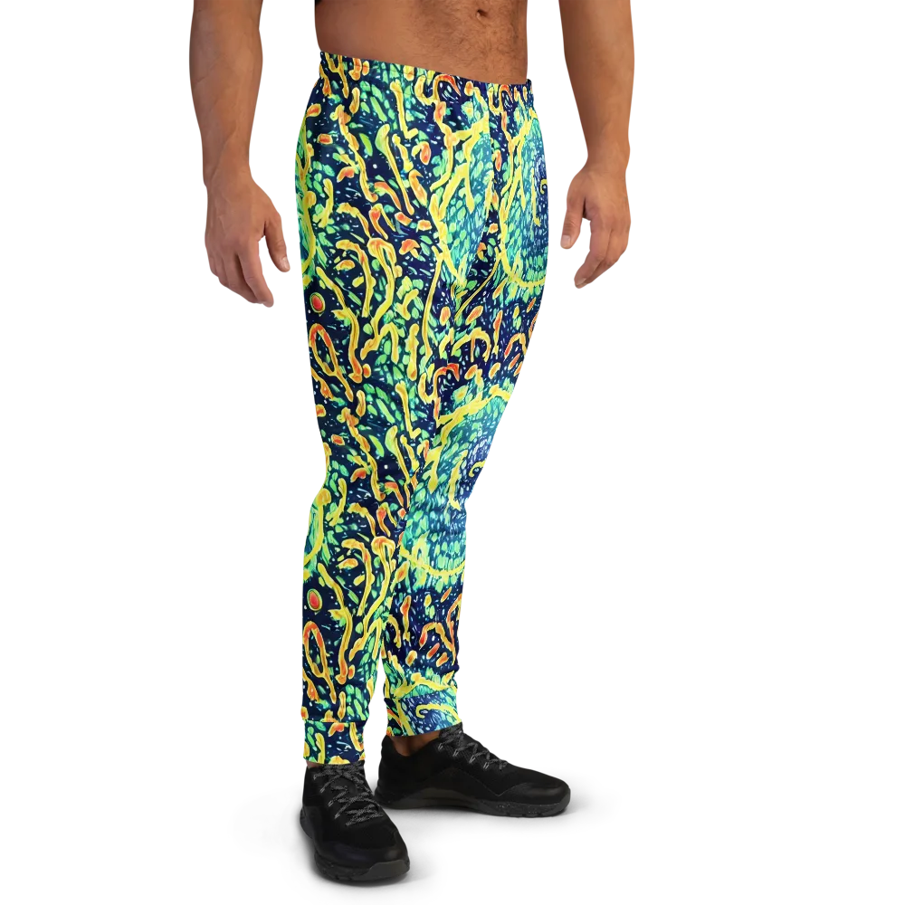 Vortex Glow on Men's Joggers — Right