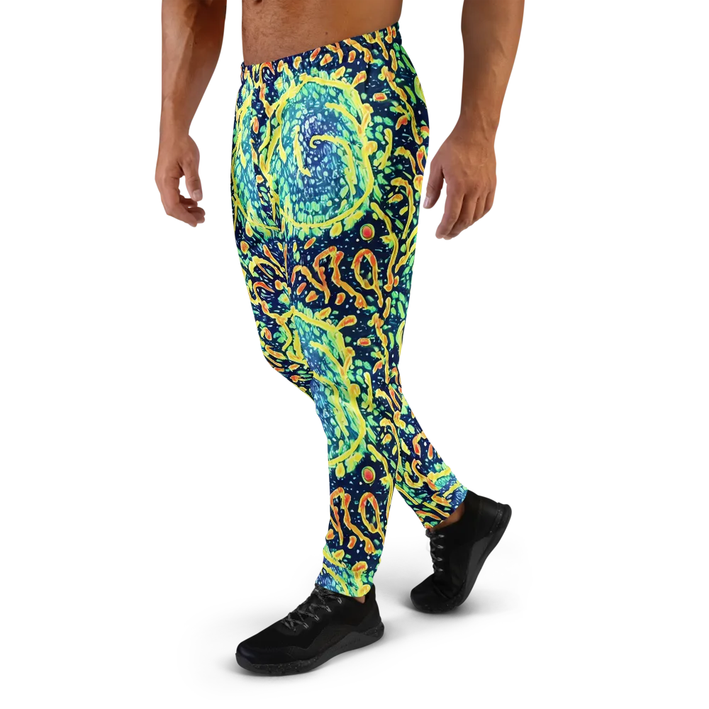 Vortex Glow on Men's Joggers — Left