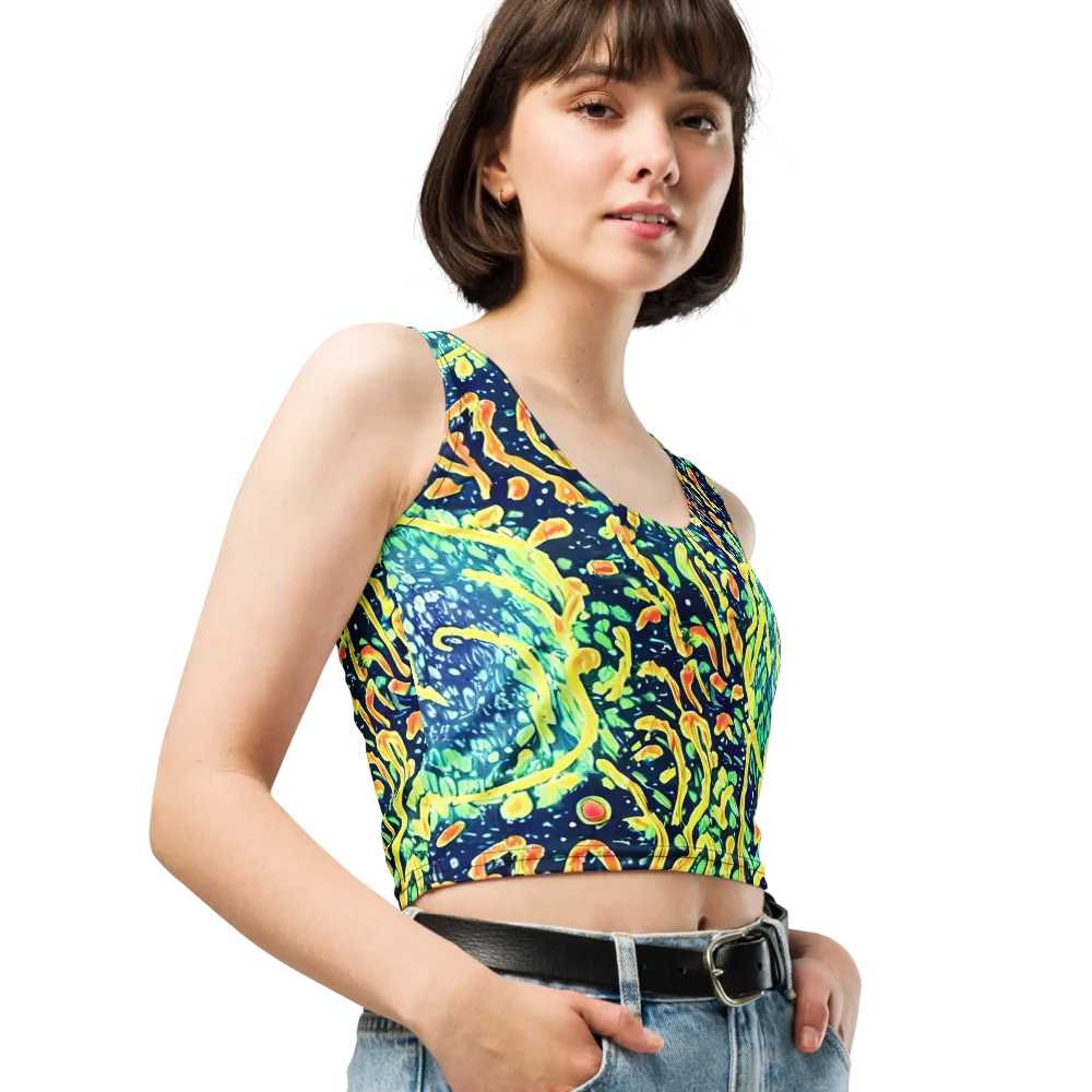 Vortex Glow on Crop Top — Right Front