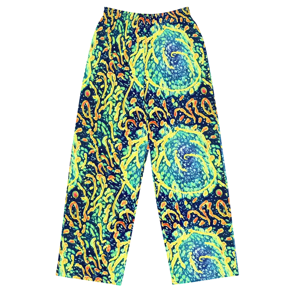 Vortex Glow on Wide-Leg Pants — Front