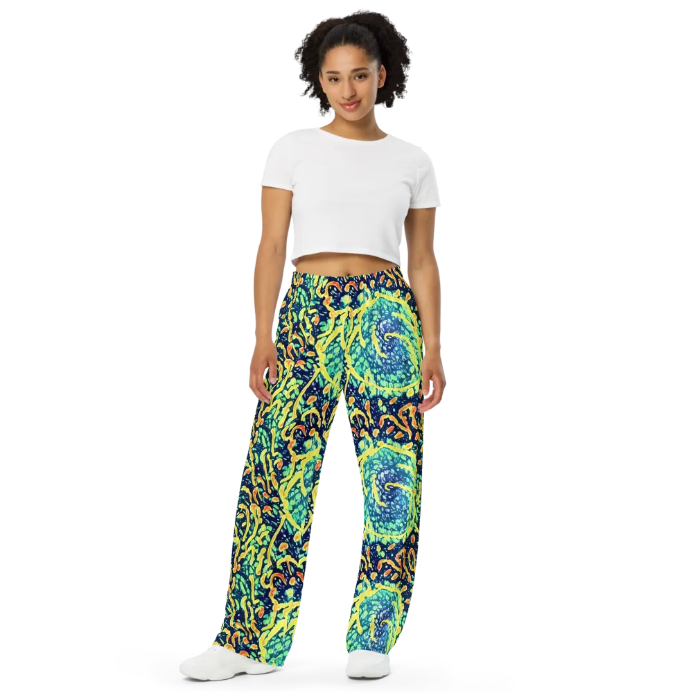 Vortex Glow on Wide-Leg Pants — Front