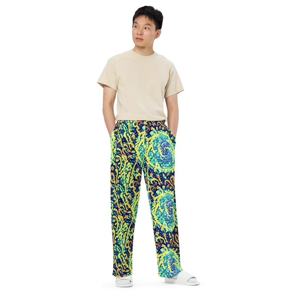 Vortex Glow on Wide-Leg Pants — Front