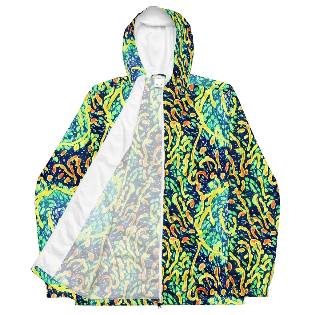 Vortex Glow on Men's Windbreaker — Front