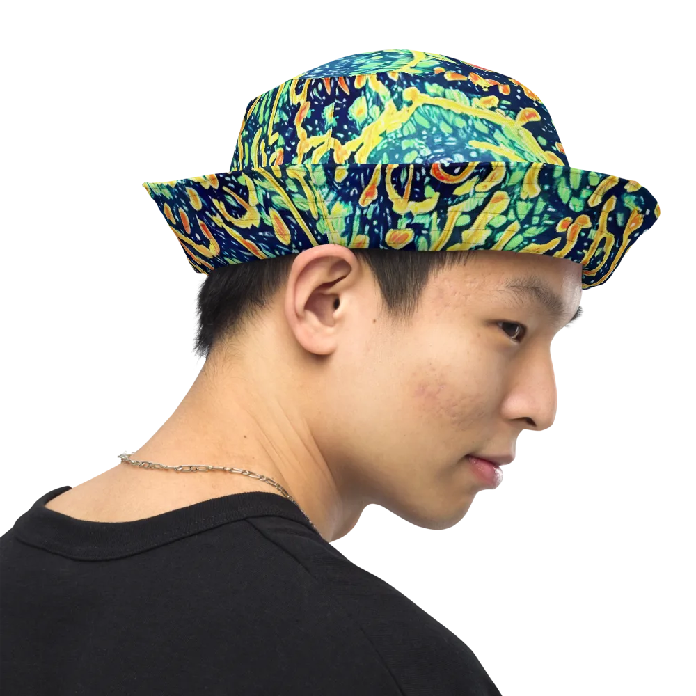 Vortex Glow on Reversible Bucket Hat — Right Outside
