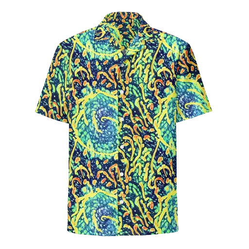 Vortex Glow on a Button Shirt