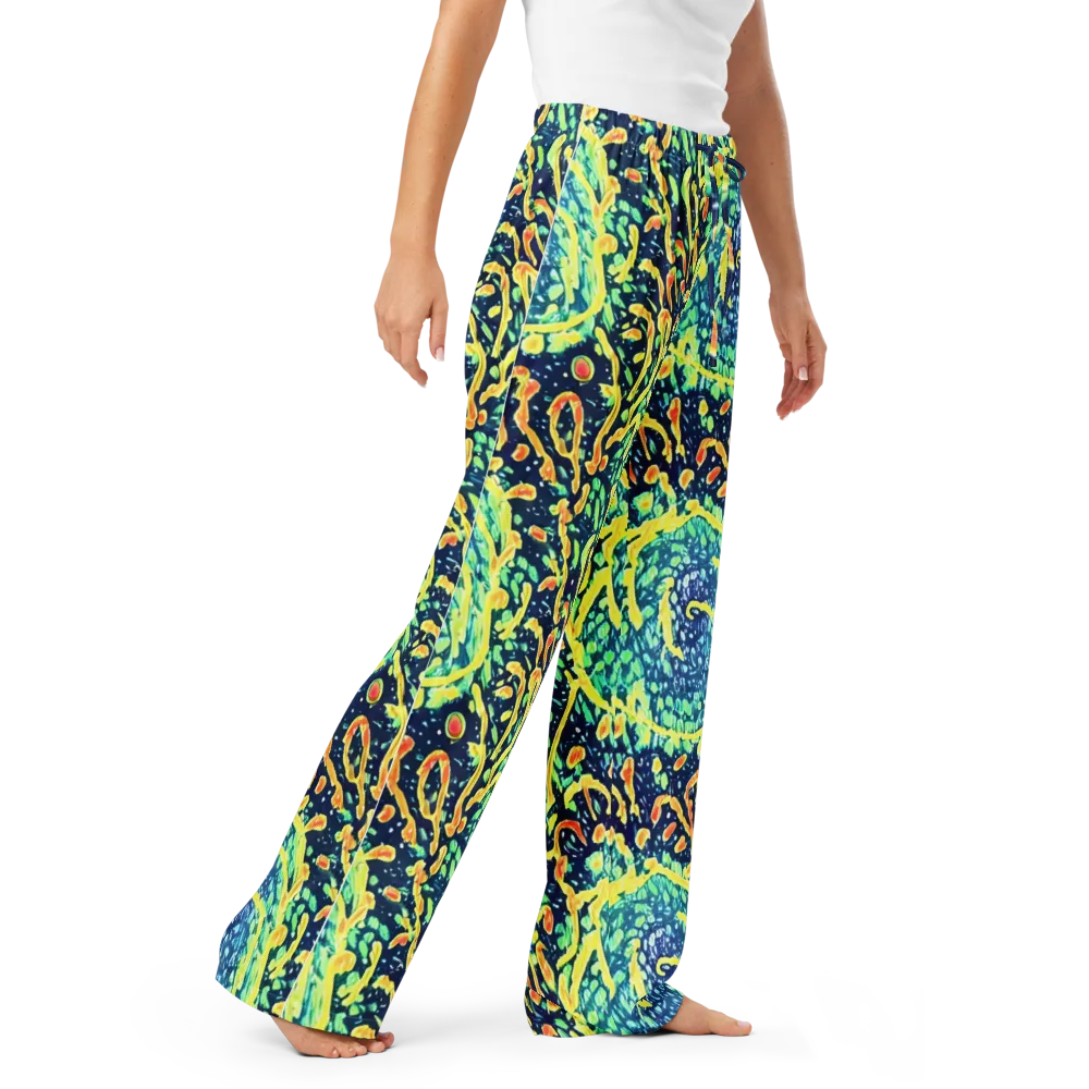 Vortex Glow on Women's Pajama Pants — Right Front