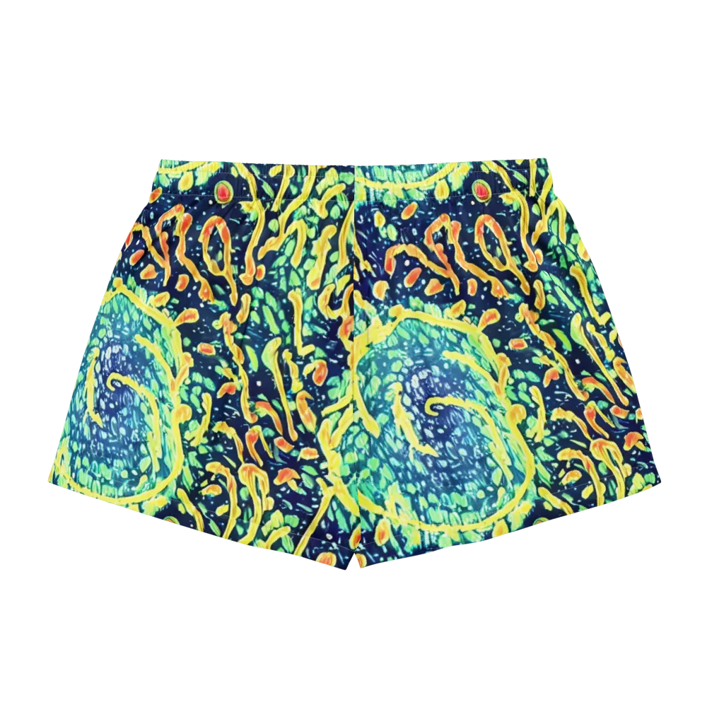 Vortex Glow on Women's Pajama Shorts — Back