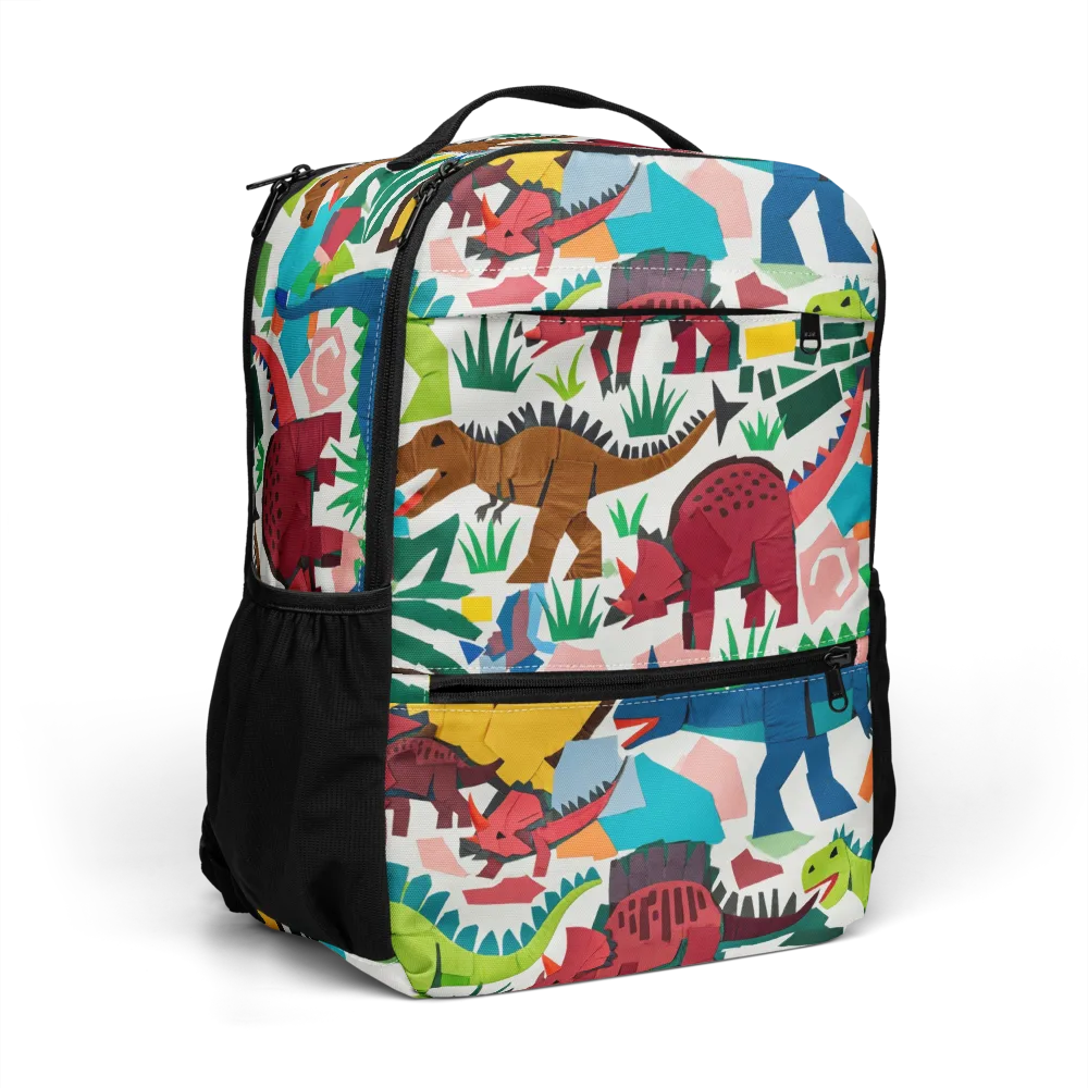Prehistoric Parade on Utility Backpack — Right Front