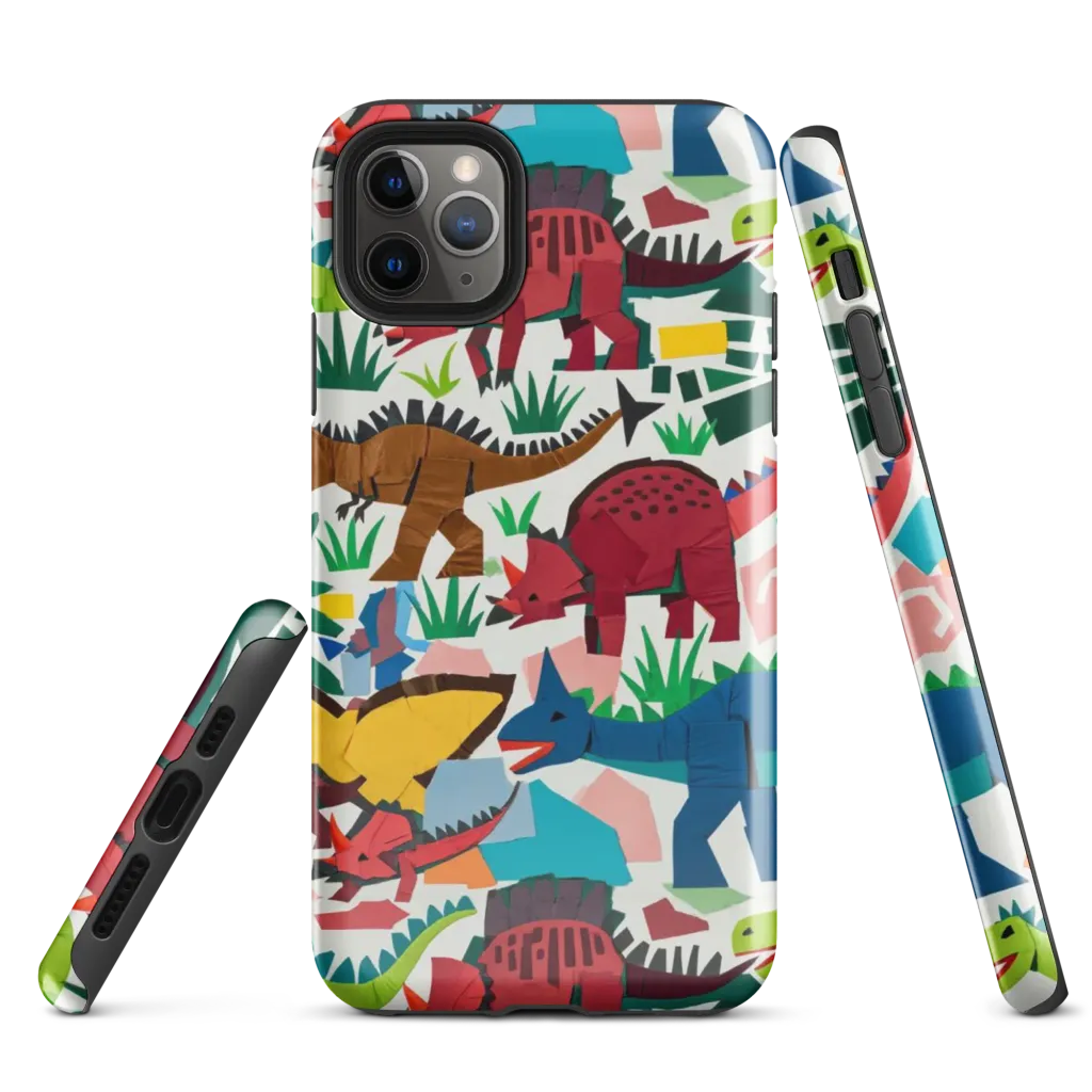 Prehistoric Parade on Tough Case for iPhone® — Front