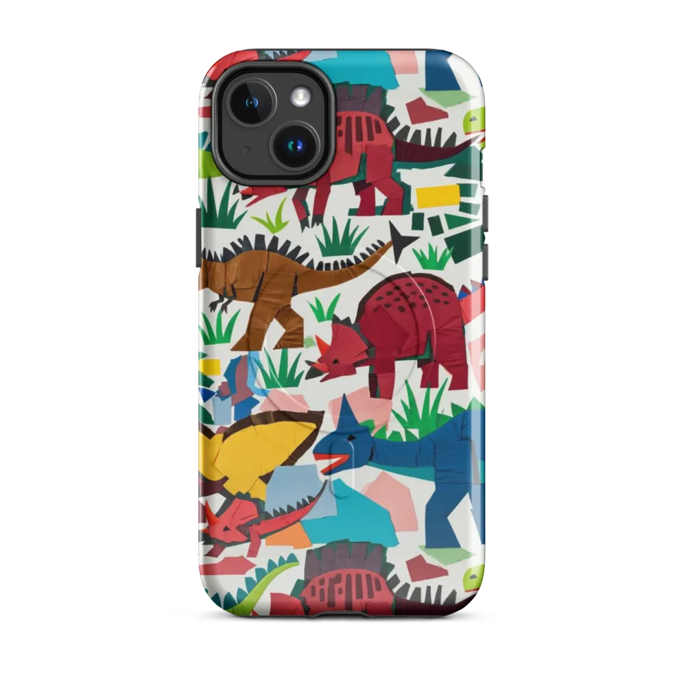 Prehistoric Parade on MagSafe Tough Case for iPhone® — Front