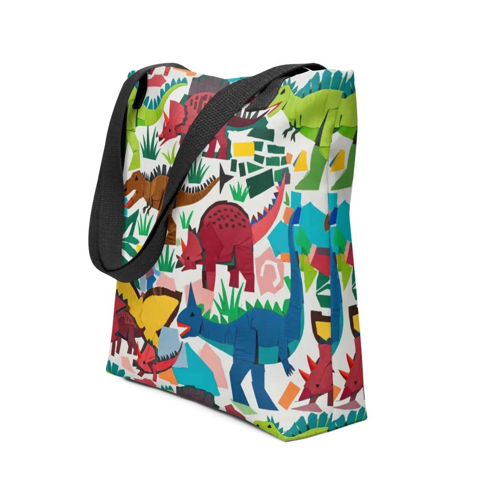 Prehistoric Parade on Tote Bag — Front