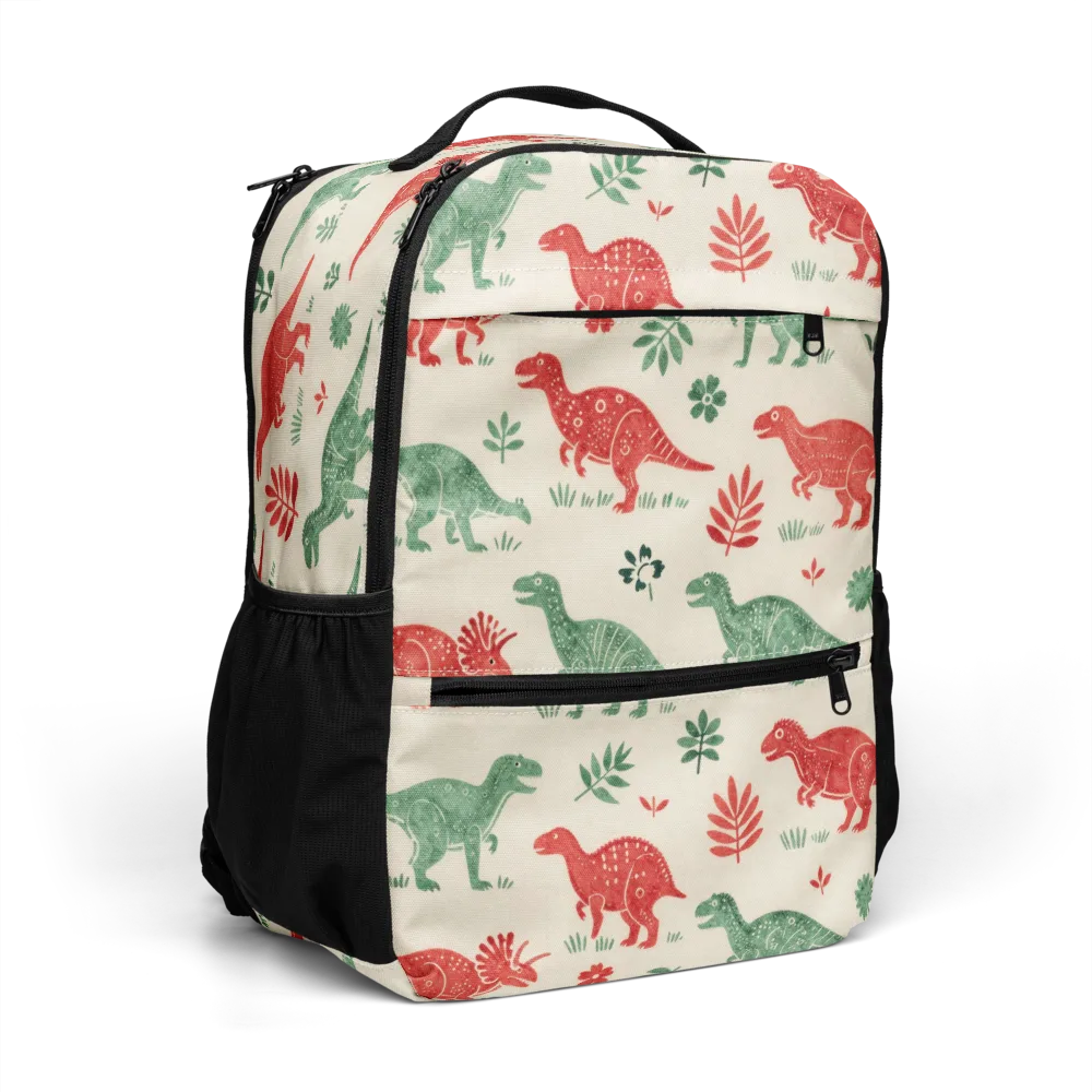 Fern And Fossil on Utility Backpack — Right Front