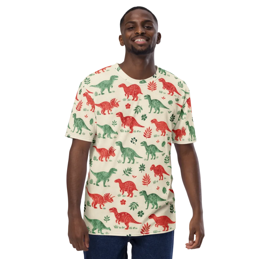 Fern And Fossil on Men's Crew Neck T-Shirt — Front