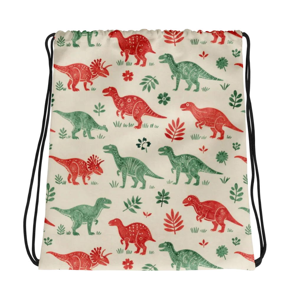 Fern And Fossil on Drawstring Bag — Photo